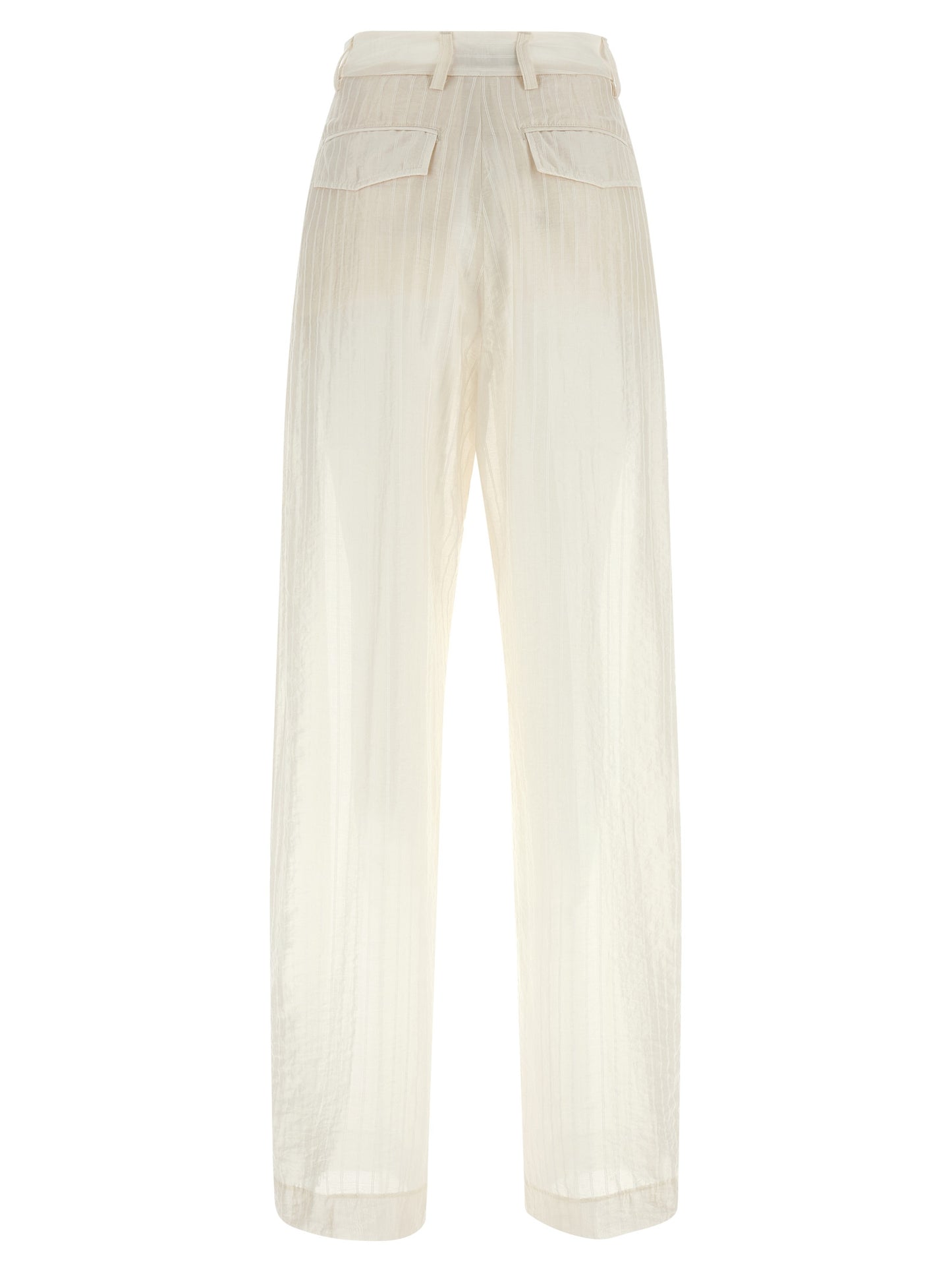 THELATEST Beige Elastane Pants