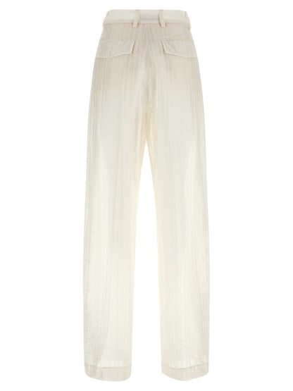 THELATEST Beige Elastane Pants
