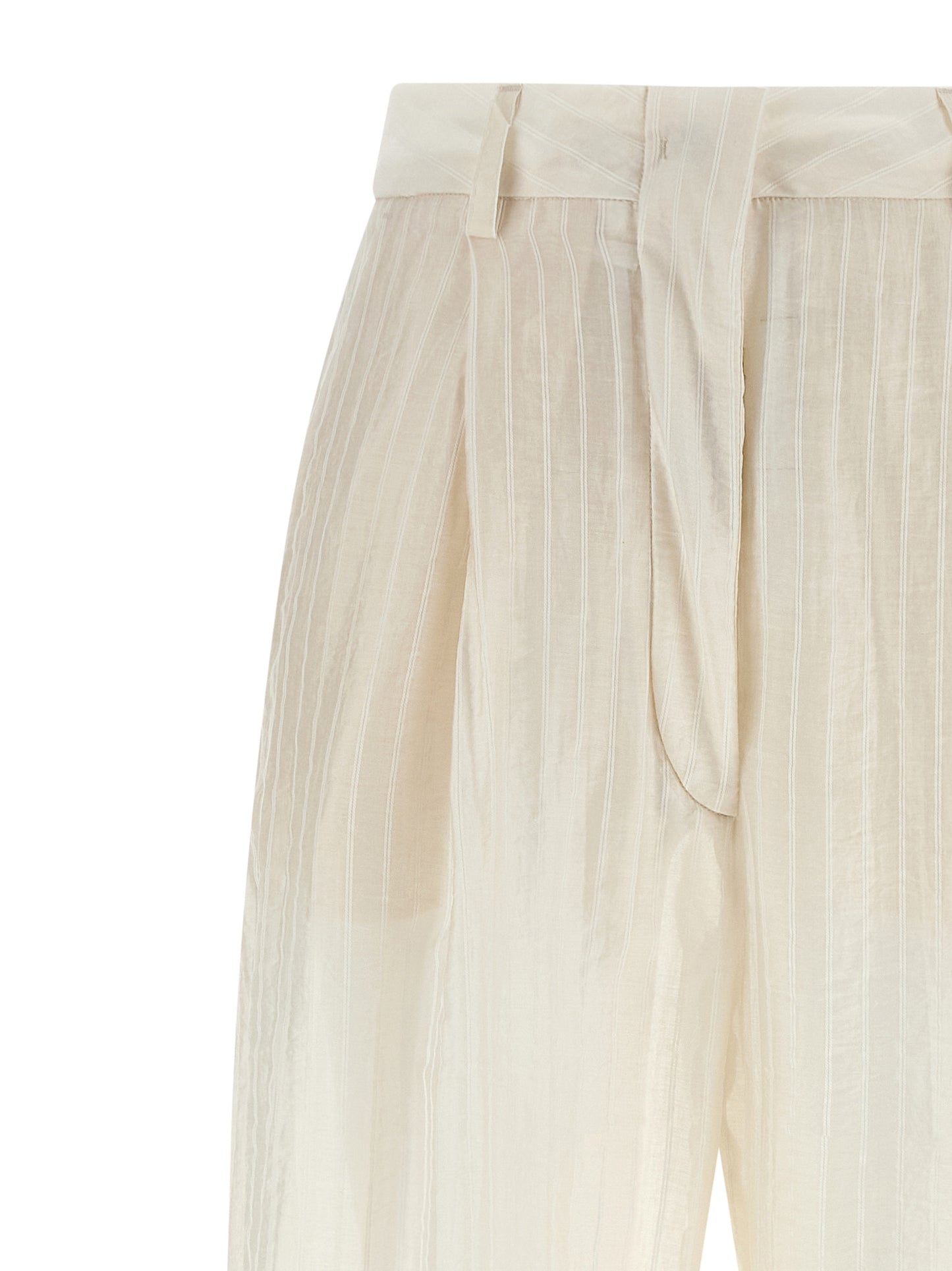 THELATEST Beige Elastane Pants