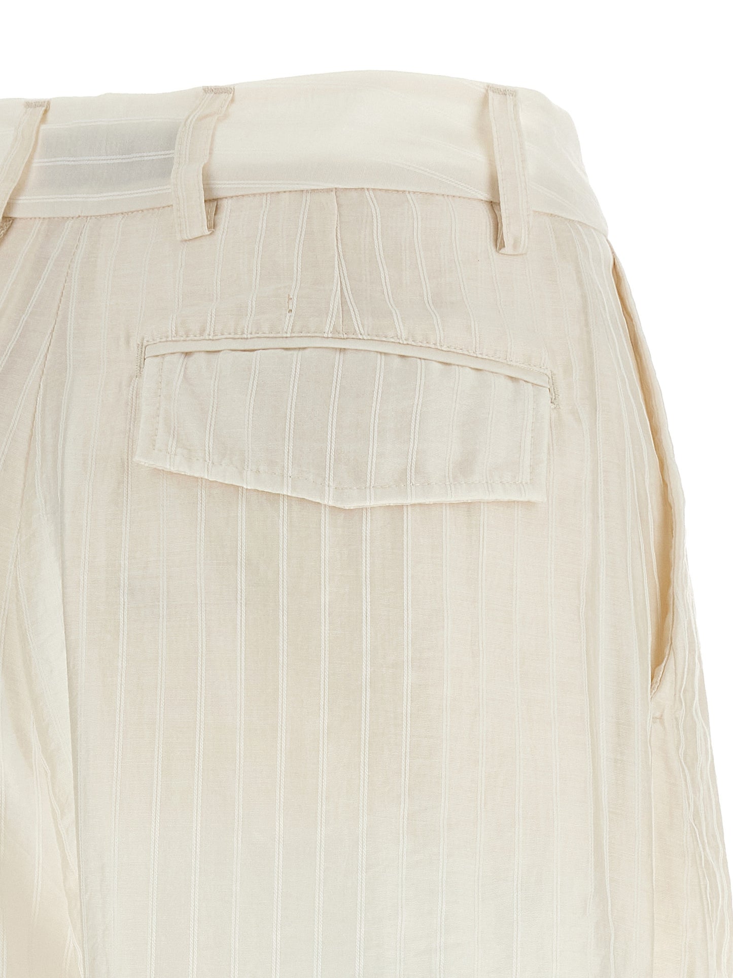 THELATEST Beige Elastane Pants