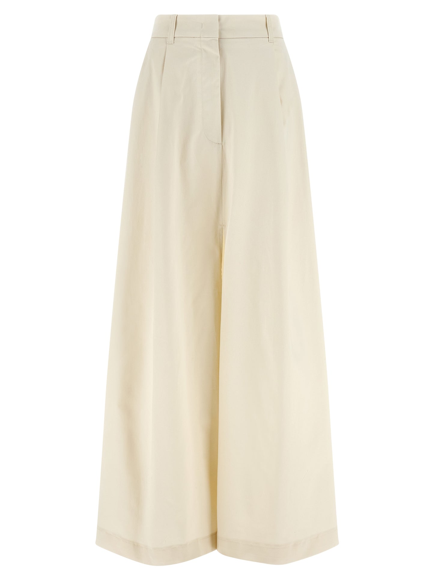 THELATEST Beige Cotton Mini Skirt
