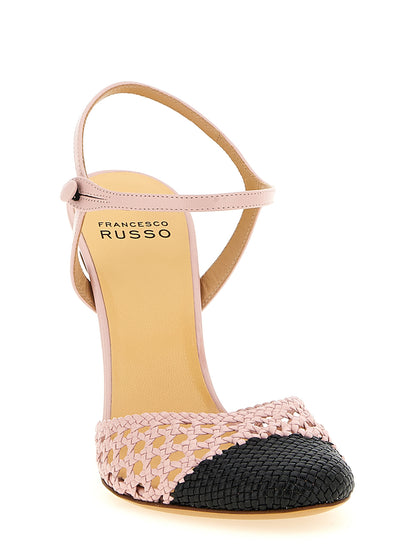 Francesco Russo Multicolor Goatskin High Heel Pumps