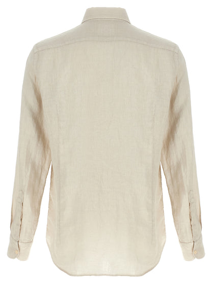 MC2 Saint Barth Beige Linen Blouse