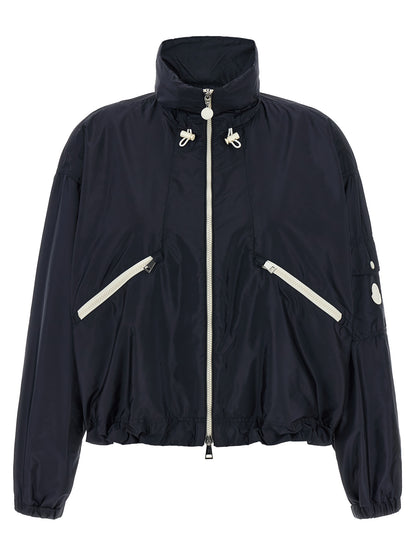 Moncler Blue Polyamide Shell Jacket
