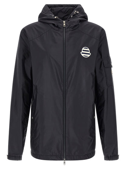 Moncler Blue Polyamide Shell Jacket