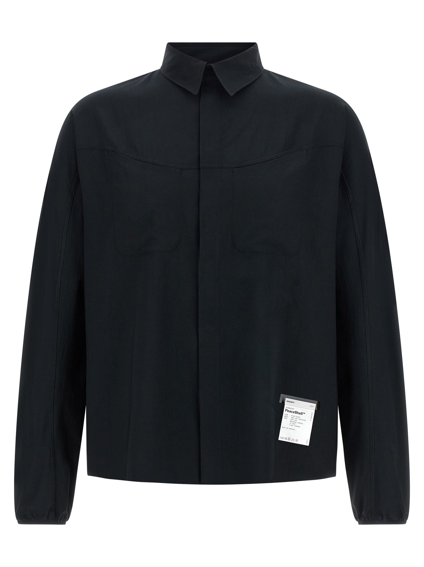 SATISFY Black Polyester Blouse