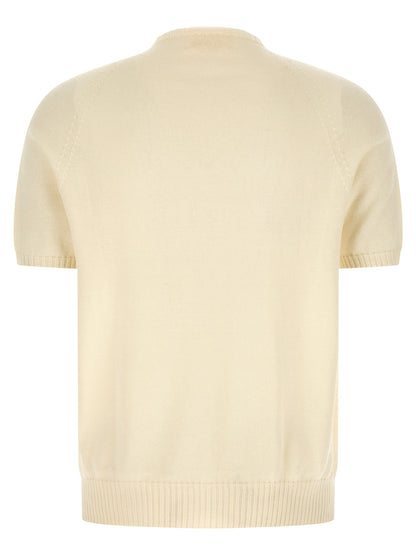 MA'RY'YA White Cotton Cardigan