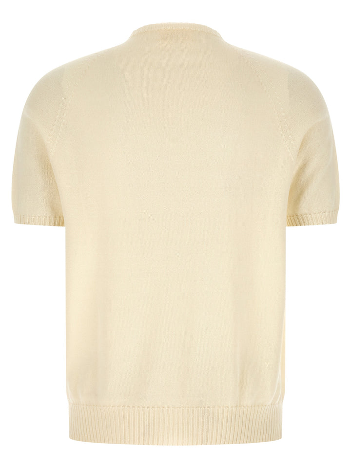 MA'RY'YA White Cotton Cardigan