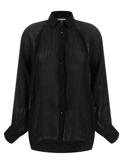 ALLIS Black Polyester Shirt