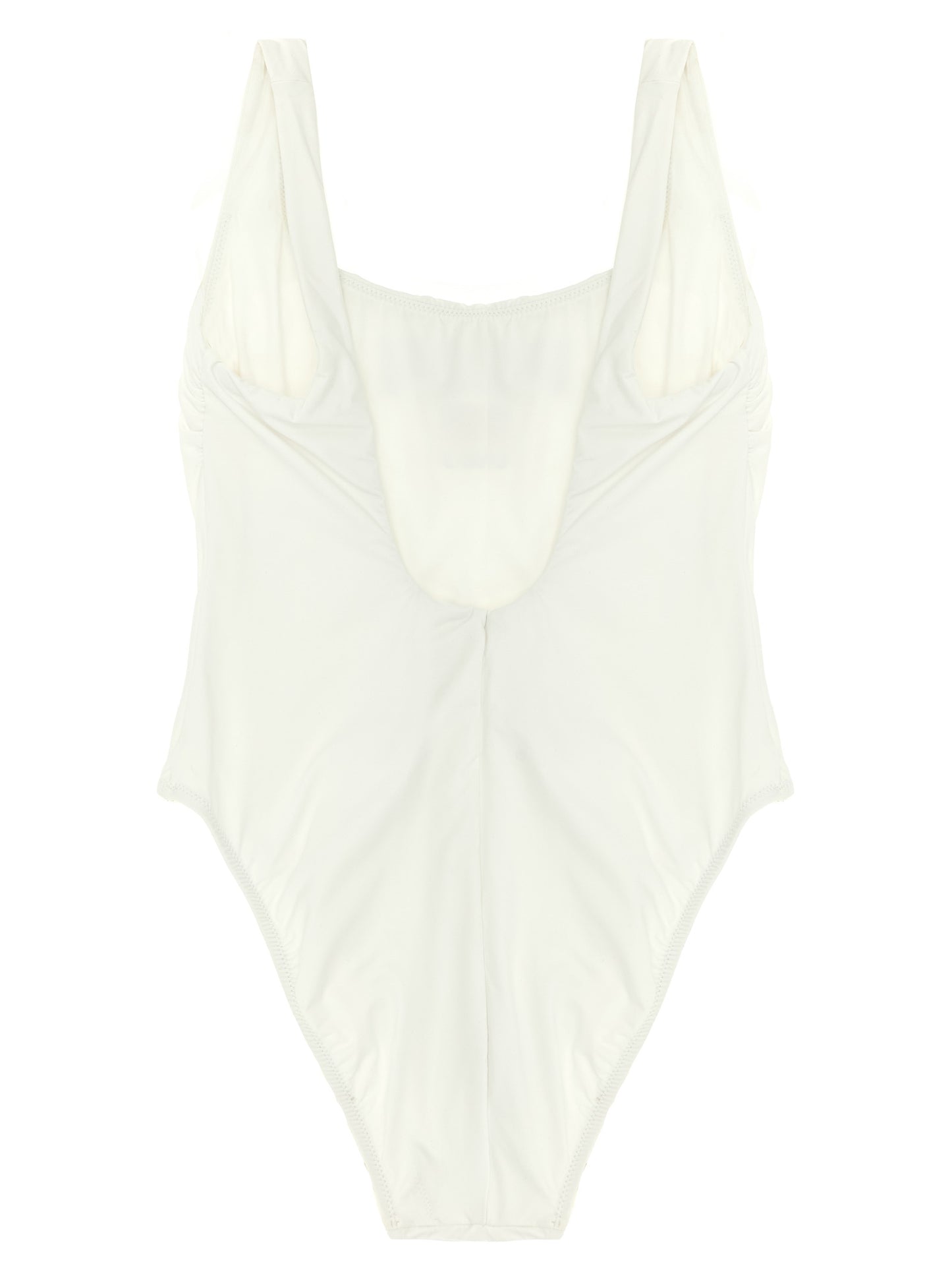 Polo Ralph Lauren White Nylon One-Piece Swimsuit