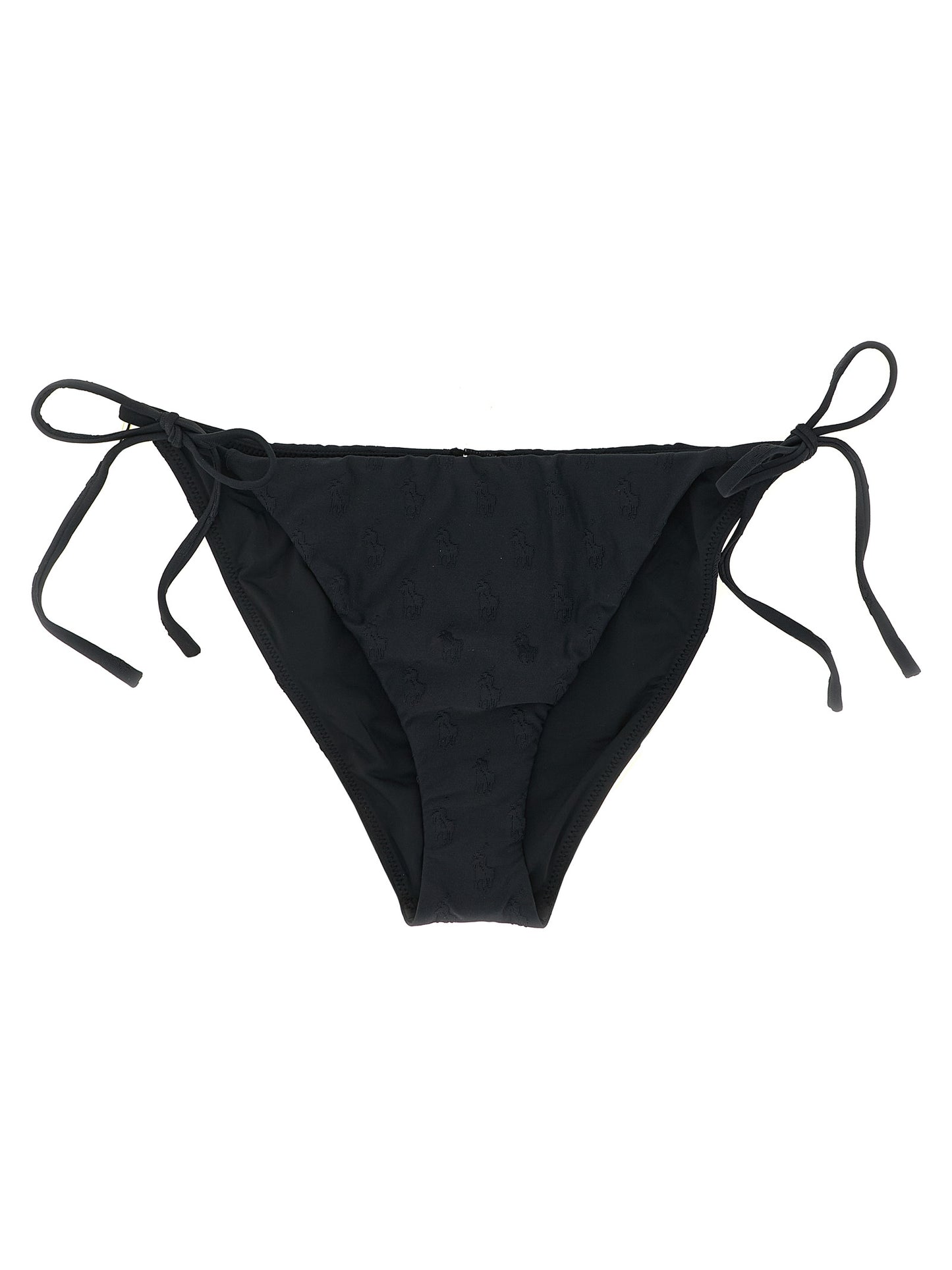 Polo Ralph Lauren Black Recycled Polyester Bikini