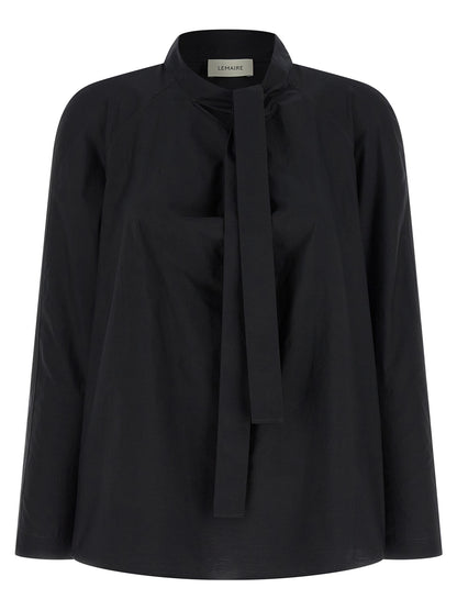 Lemaire Black Cotton Blouse