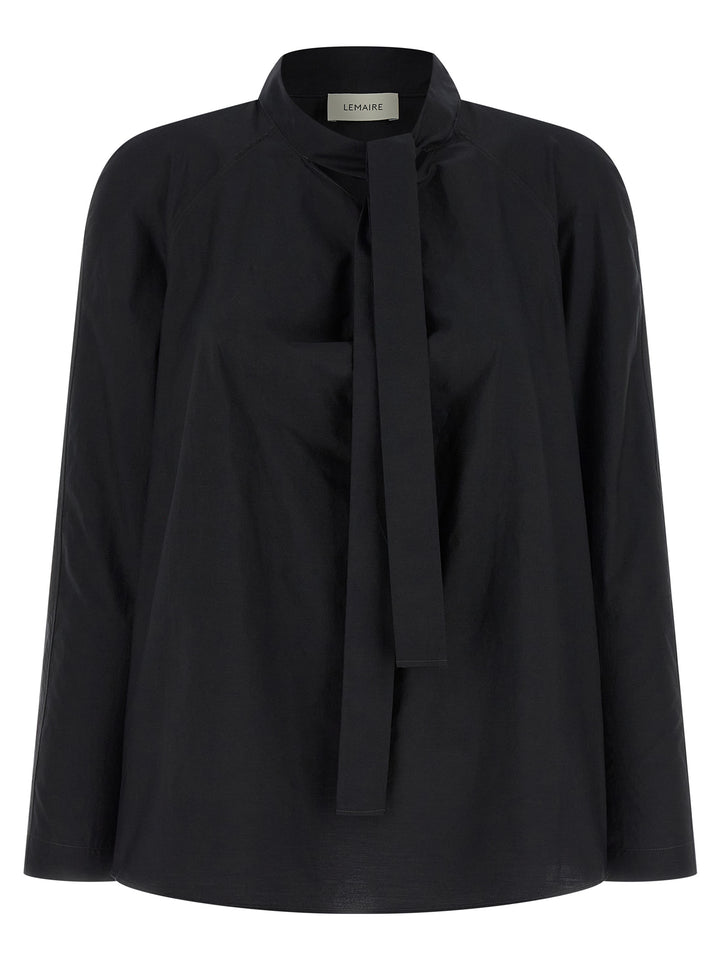 Lemaire Black Cotton Blouse