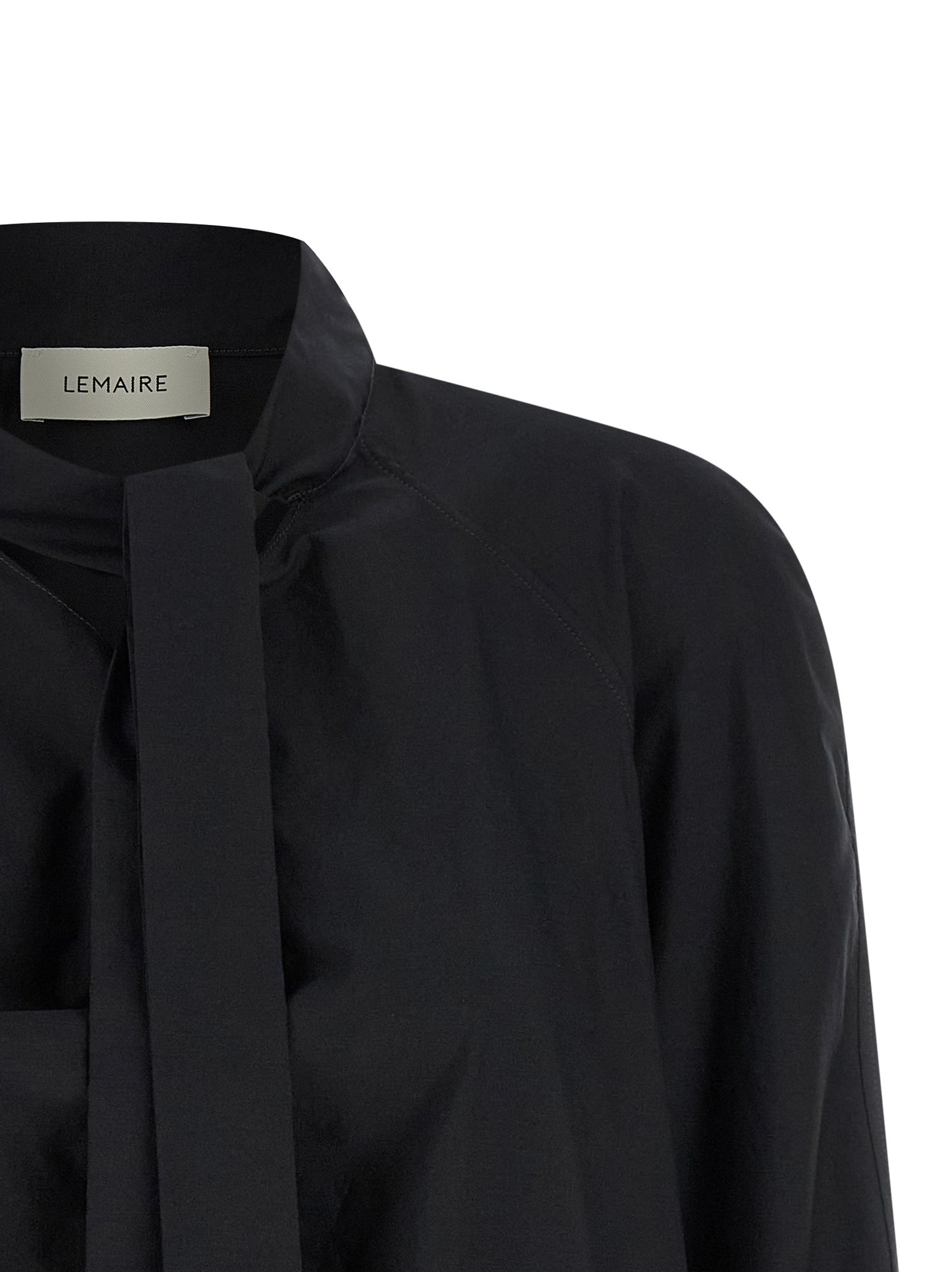 Lemaire Black Cotton Blouse
