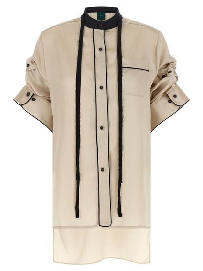MAISON JEJIA Beige Polyester Blouse