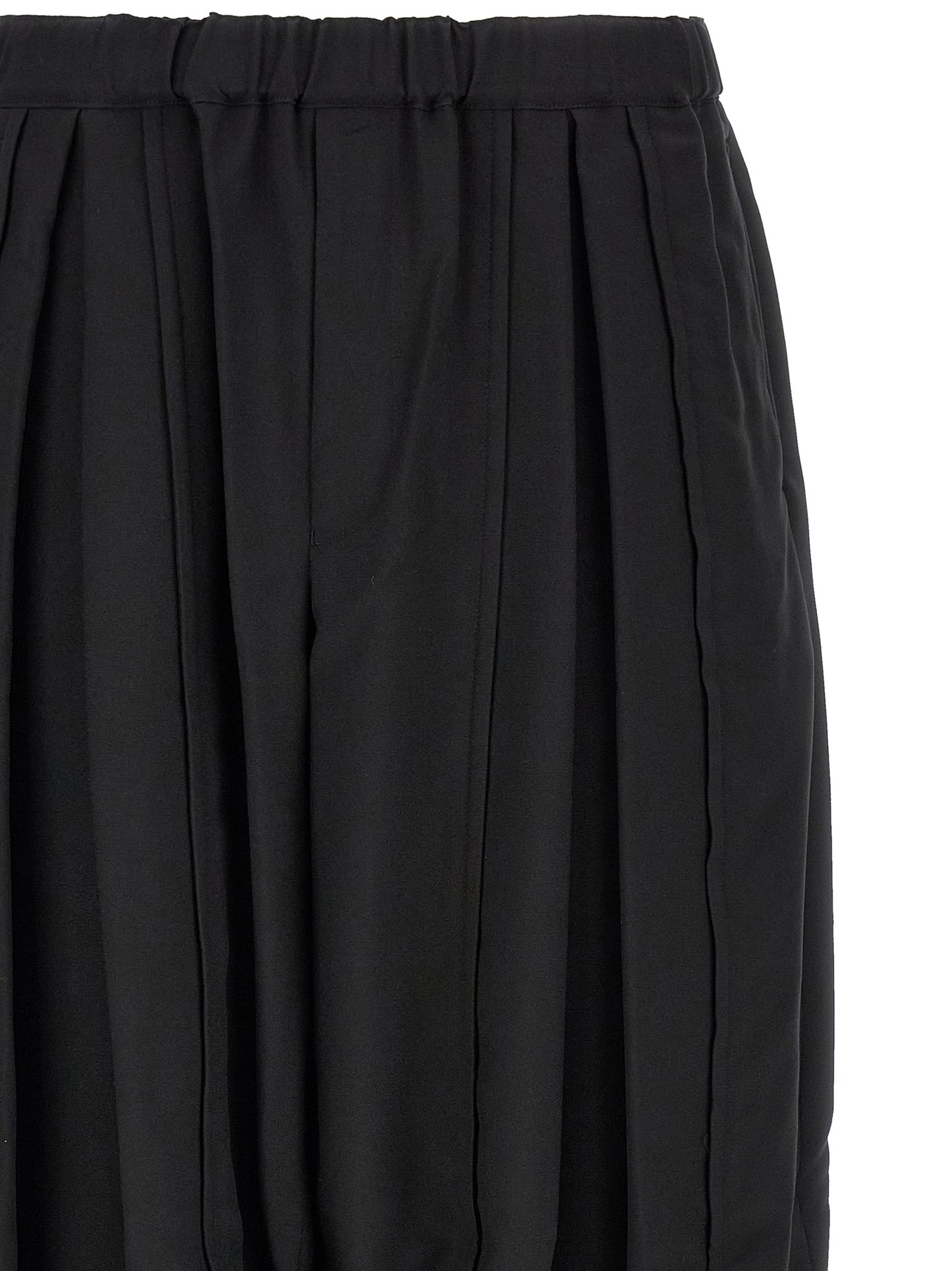 Comme Des Garçons Black Polyester Casual Pants