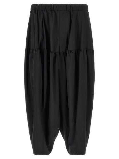 Comme Des Garçons Black Polyester Casual Pants