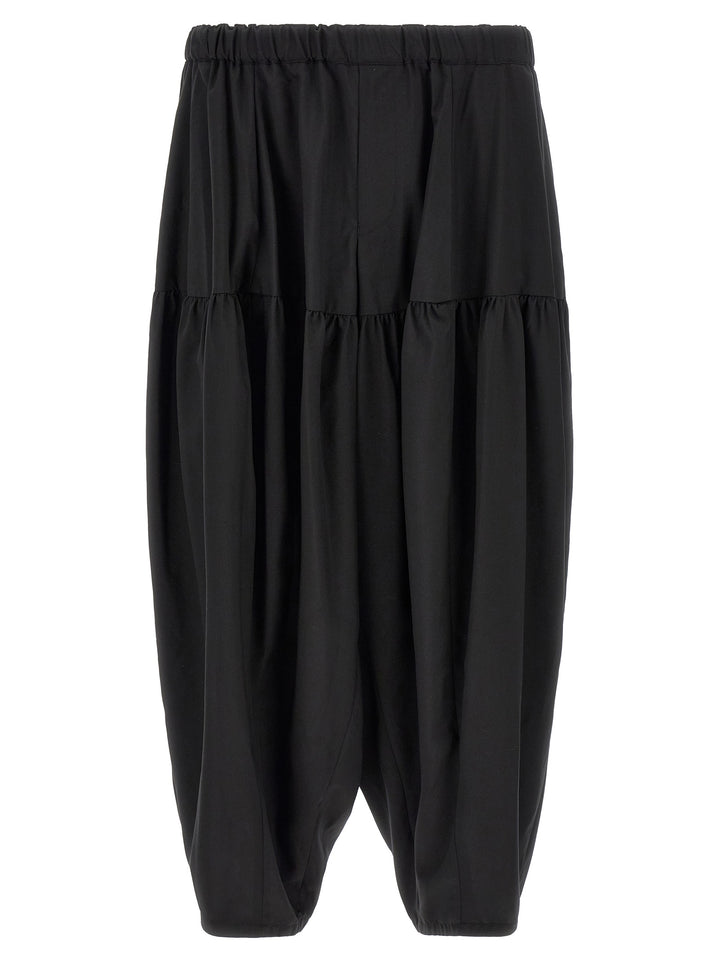 Comme Des Garçons Black Polyester Casual Pants