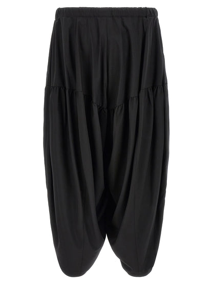 Comme Des Garçons Black Polyester Casual Pants