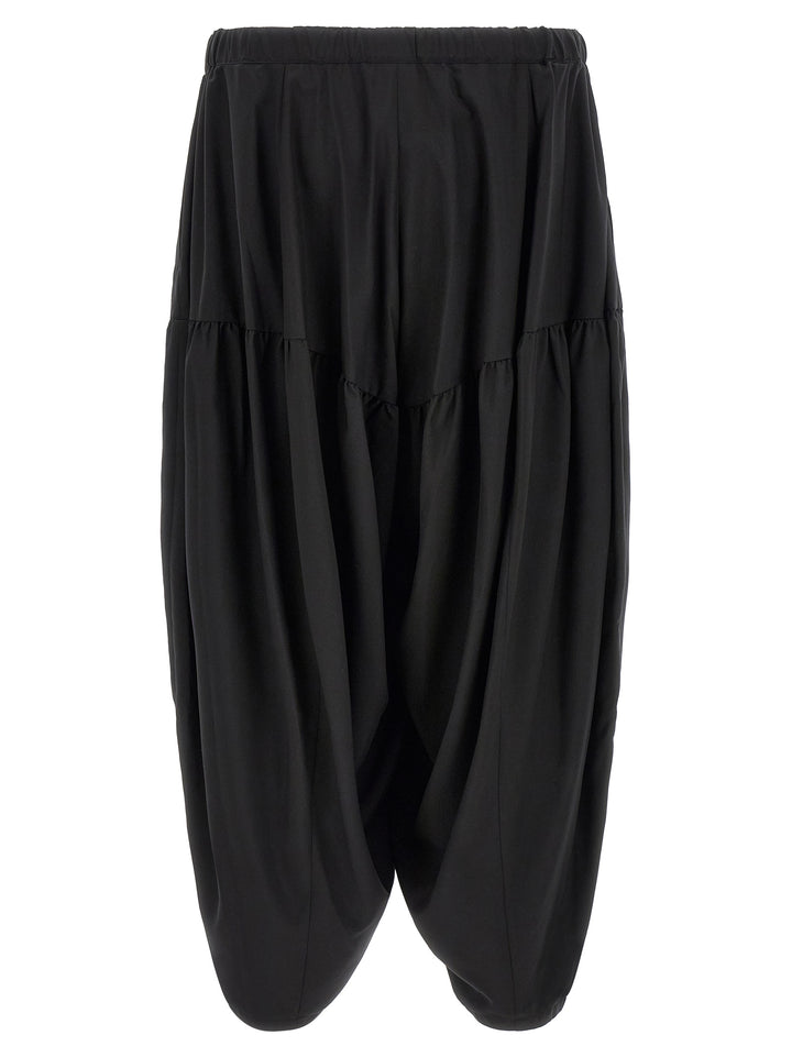 Comme Des Garçons Black Polyester Casual Pants
