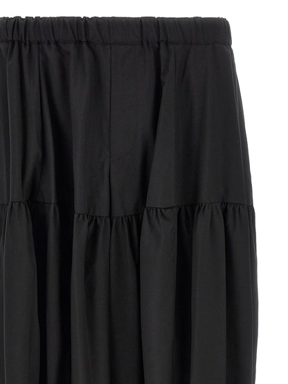 Comme Des Garçons Black Polyester Casual Pants