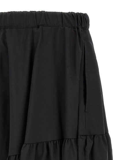 Comme Des Garçons Black Polyester Casual Pants