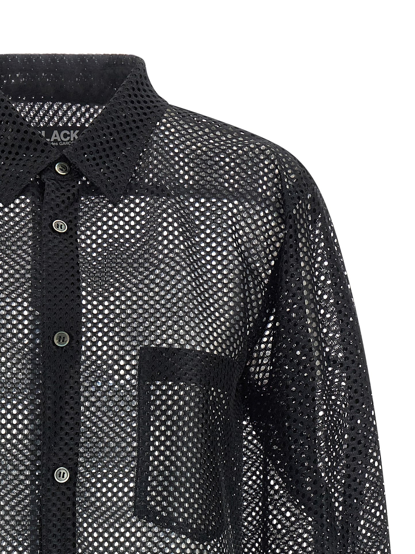 Comme Des Garçons Black Polyester Blouse