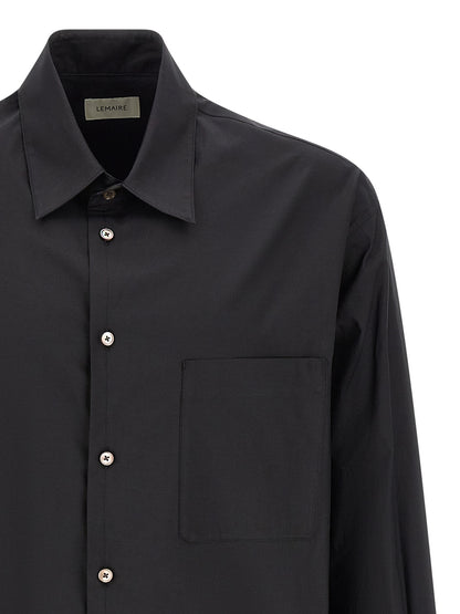 Lemaire Black Cotton Blouse
