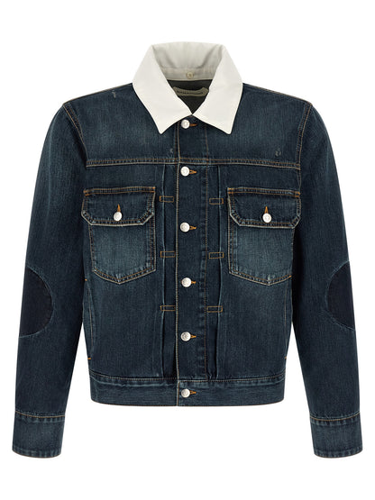 Namacheko Blue Cotton Denim Jacket