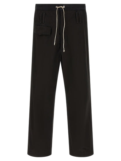 Namacheko Black Cotton Casual Pants