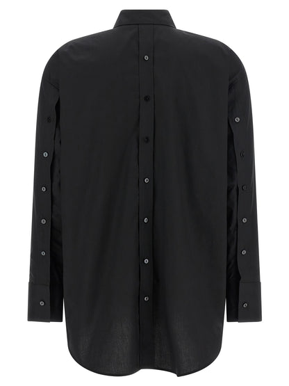 XACUS Black Cotton Blouse