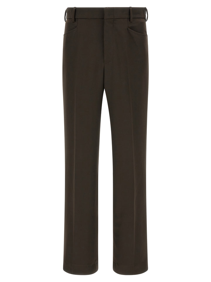 SECOND/LAYER Brown Polyester Casual Pants