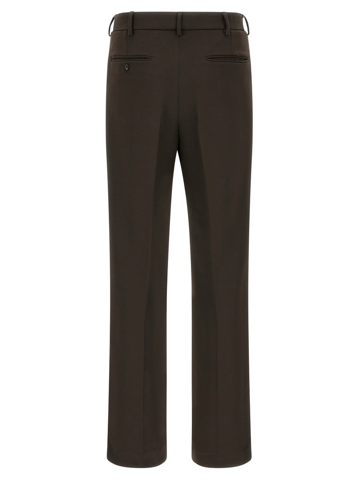 SECOND/LAYER Brown Polyester Casual Pants