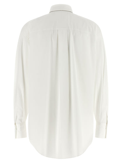 Brunello Cucinelli White Cotton Blouse