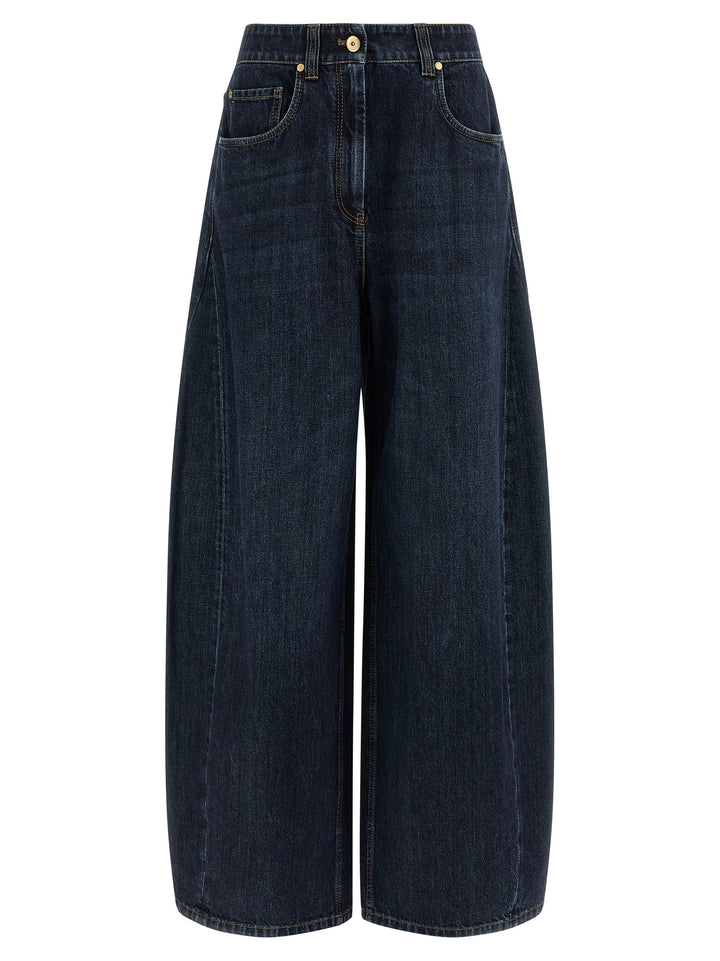 Brunello Cucinelli Blue Cotton Jeans Denim