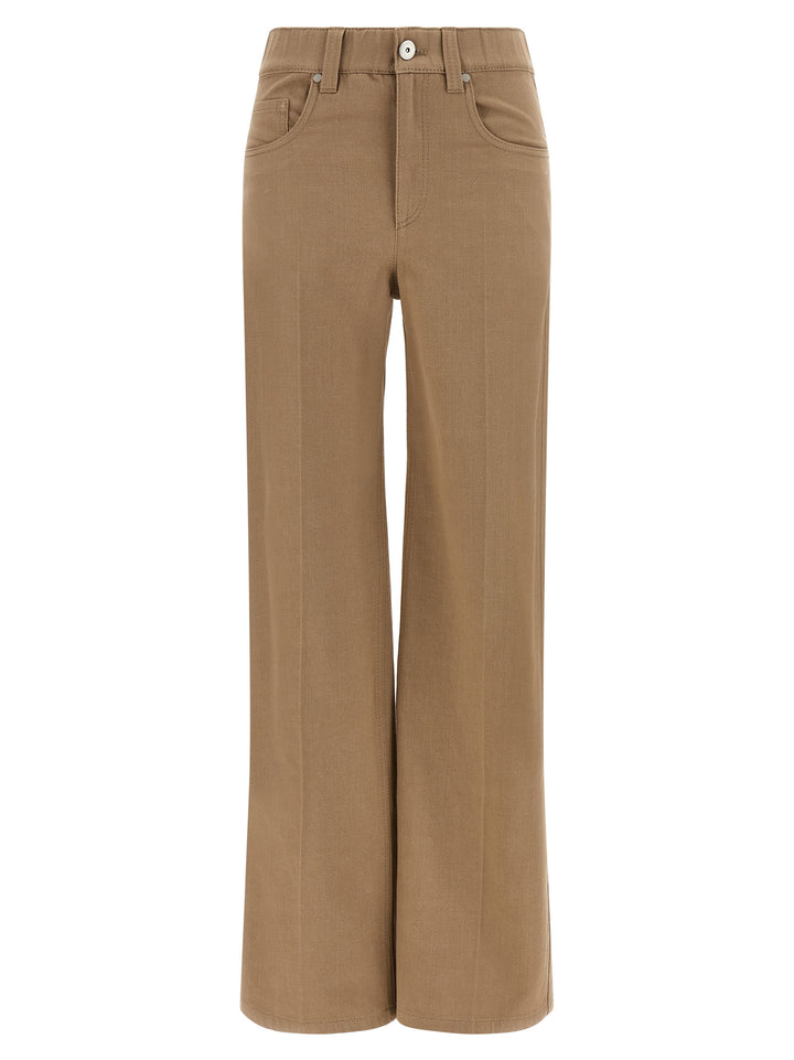Brunello Cucinelli Beige Cotton Jeans Denim