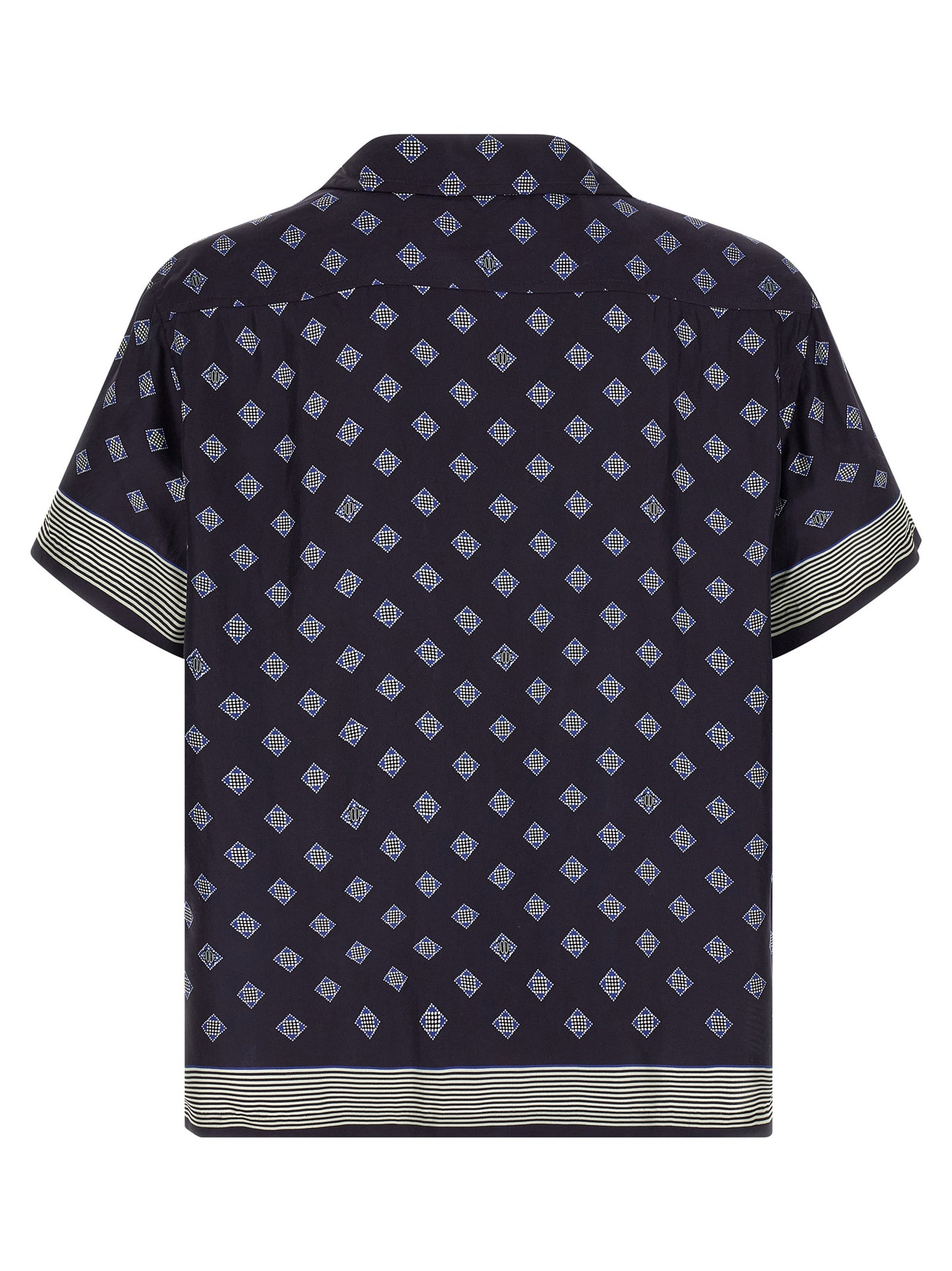 BODE Blue Silk Blouse