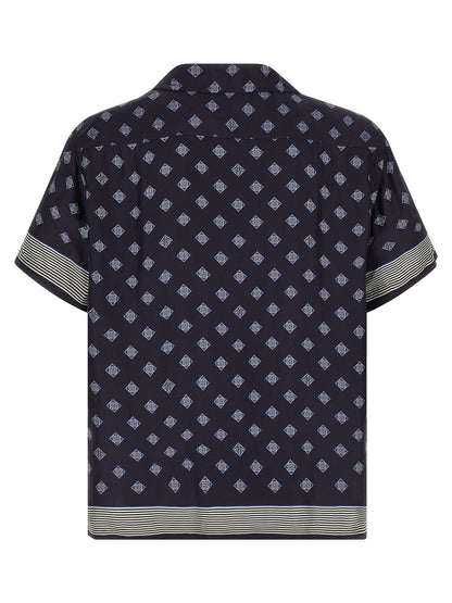 BODE Blue Silk Blouse