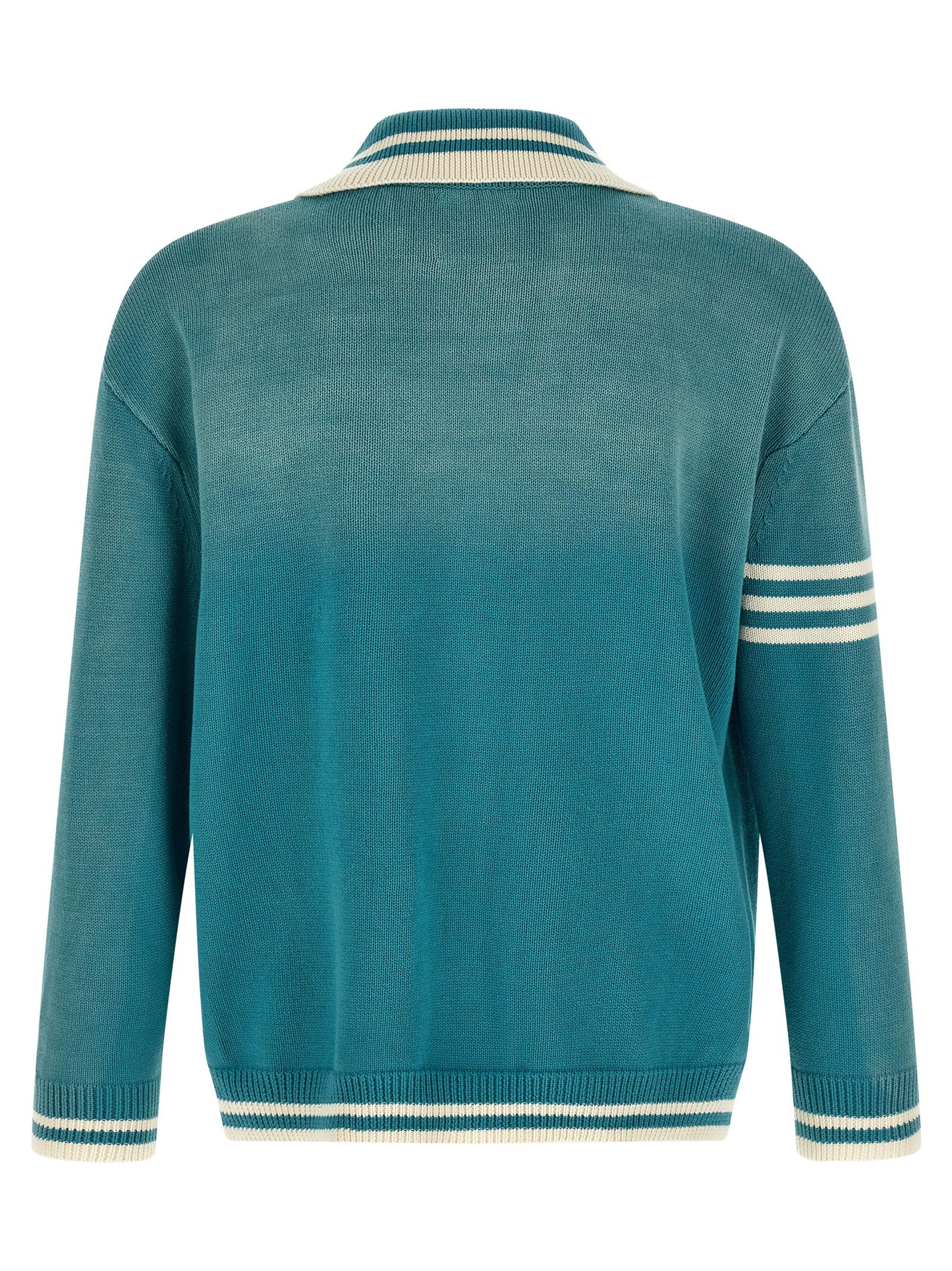 FOUND Blue Cotton Cardigan