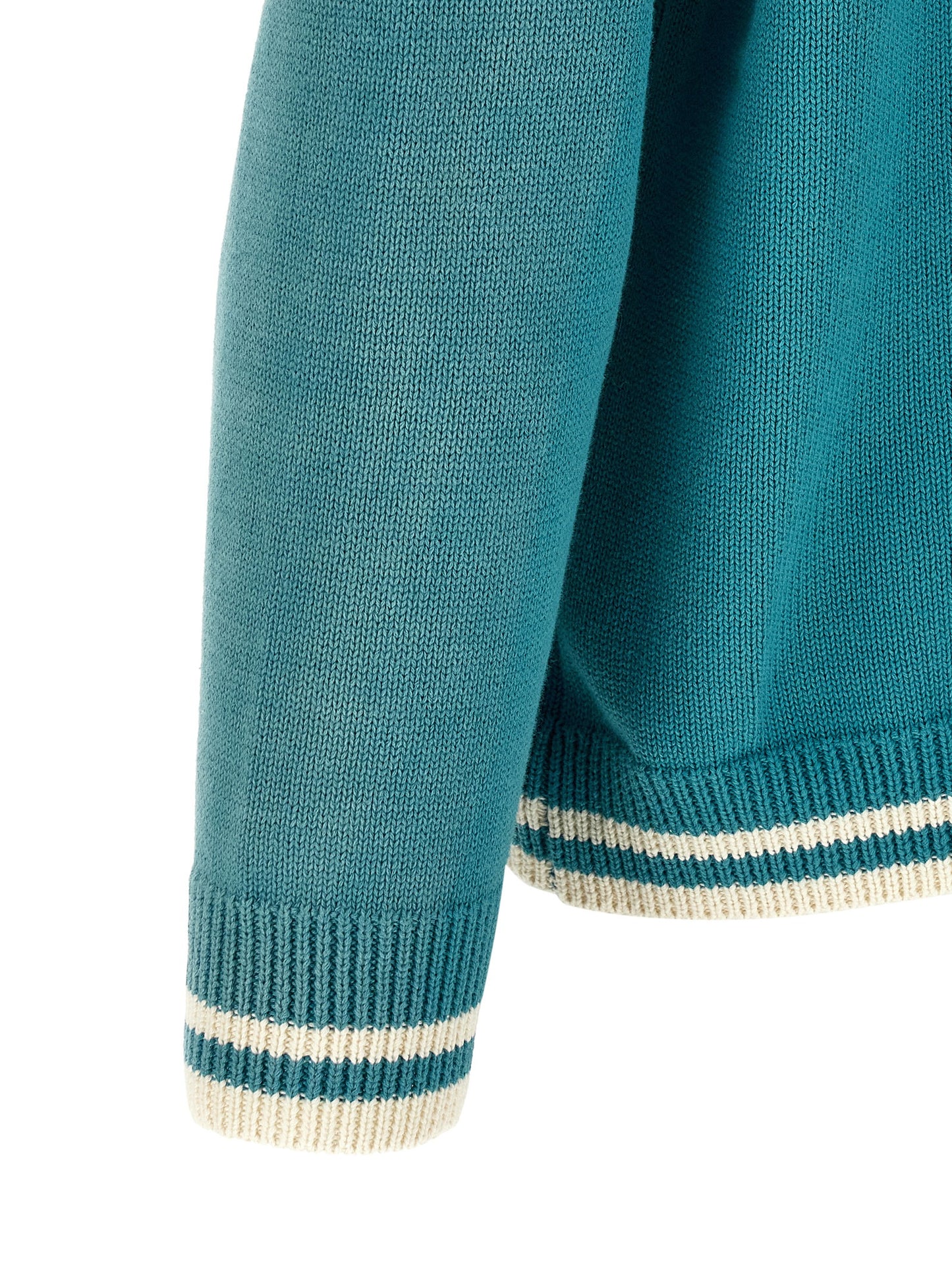 FOUND Blue Cotton Cardigan