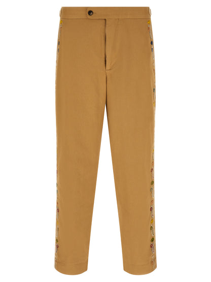 BODE Beige Cotton Casual Pants
