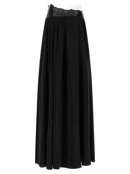 Maison Margiela Black Copper Mini Skirt