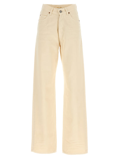 Saint Laurent Beige Cotton Jeans Denim