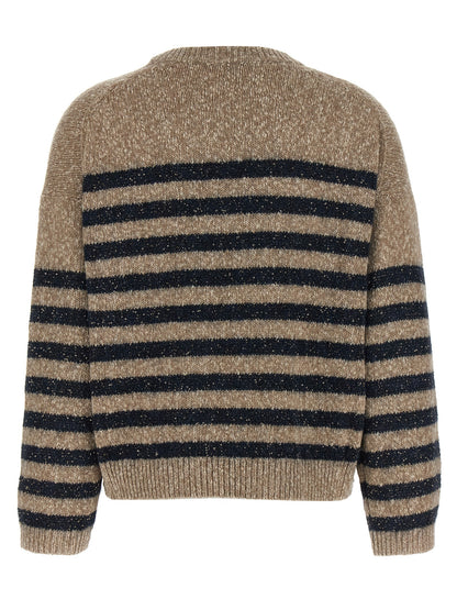 Brunello Cucinelli Multicolor Wool Cardigan
