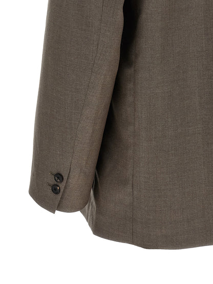 SSSTEIN Gray Wool Blazer
