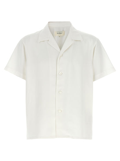 SECOND/LAYER White Lyocell Blouse