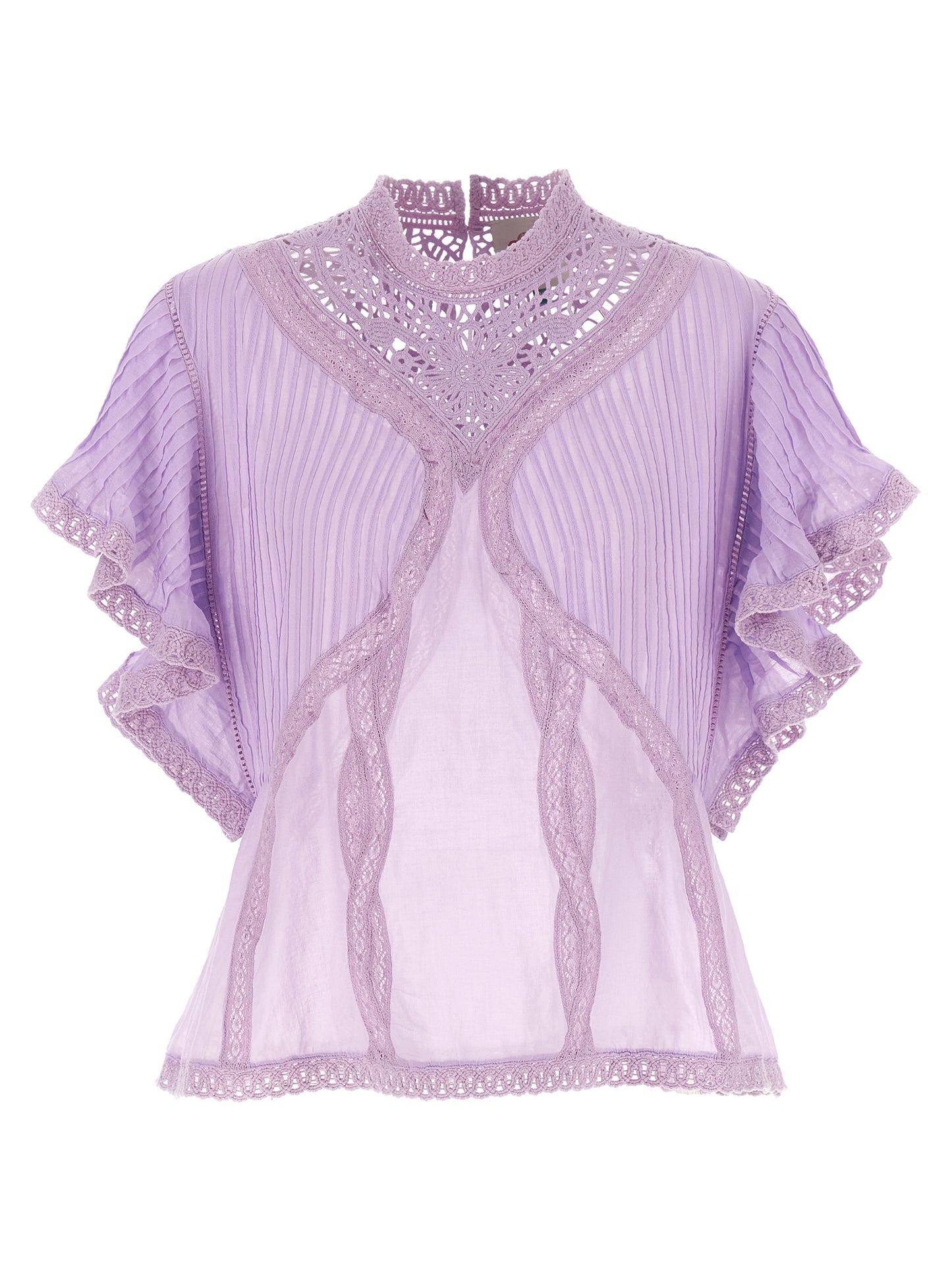 FARM RIO Purple Organic Cotton Blouse