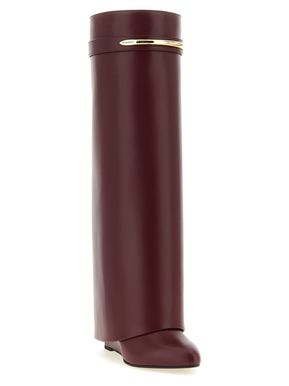 Givenchy Bordeaux Calfskin Over The Knee