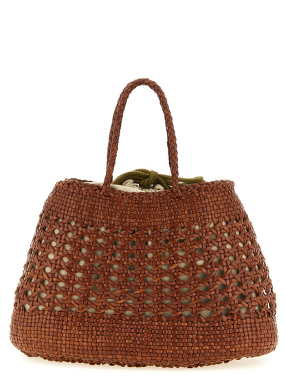Dragon Diffusion Brown Calfskin Handbag