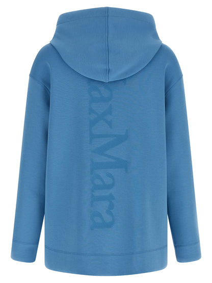 'S Max Mara Blue Cotton Hoodie